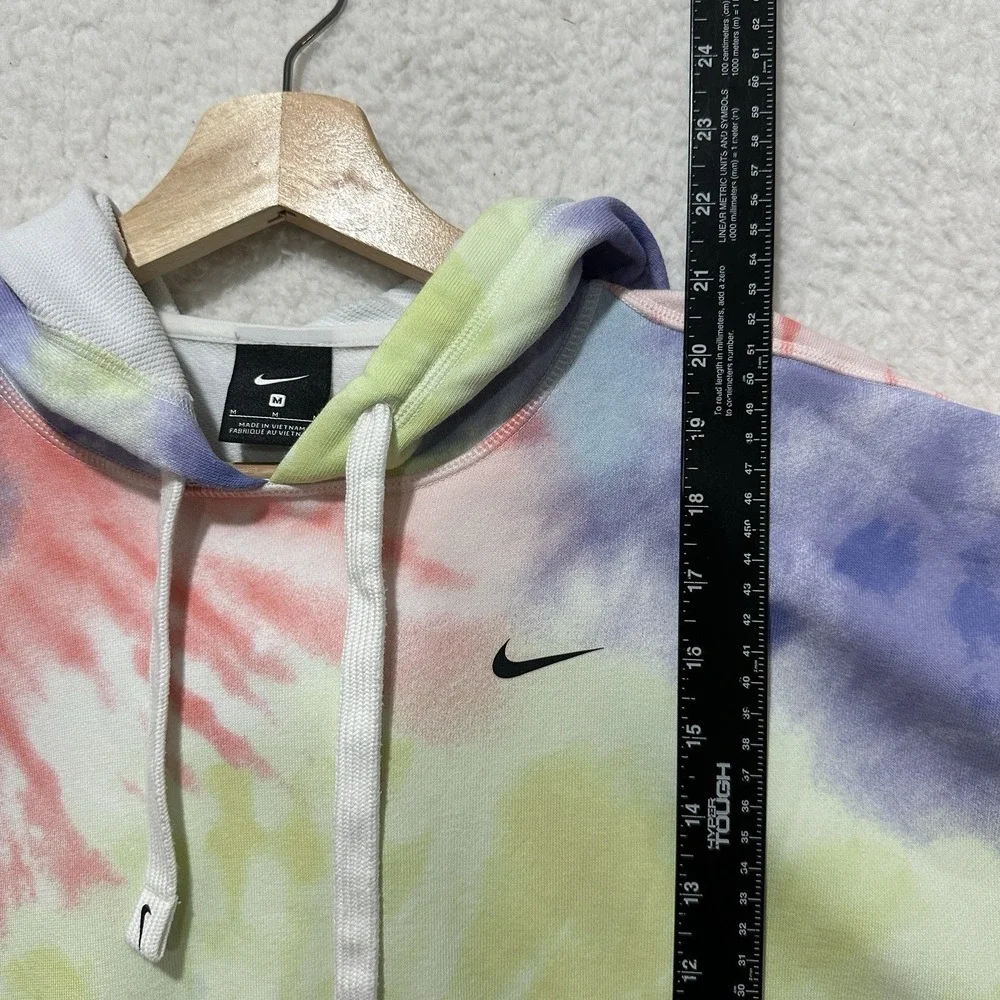 Nike Dri-FIT Get Fit Hoodie Womens Multicolor Pulse Tie-Dye  Cropped Size‎ M